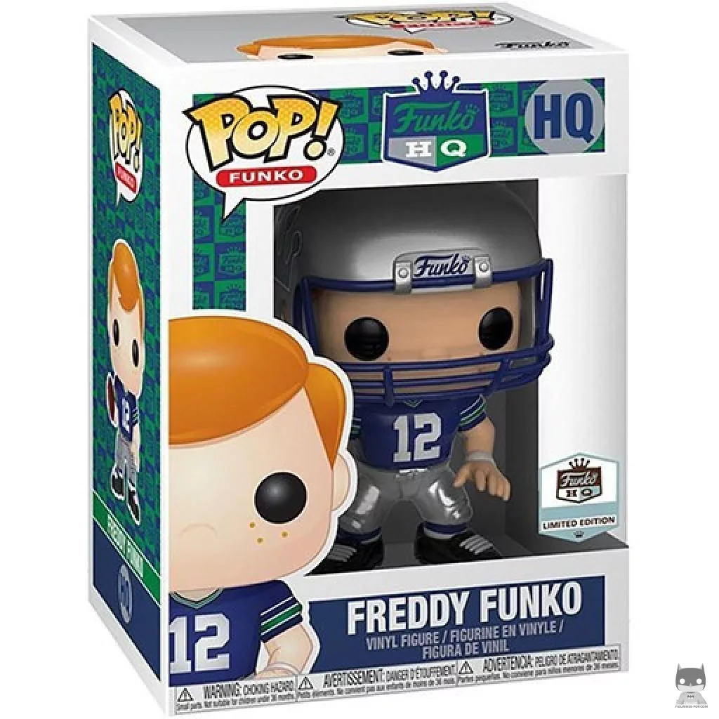 Figurine Funko POP Freddy Funko as Seahawks Throwback avec boîte