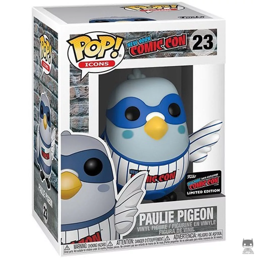 Figurine Funko POP Pigeon Paulie (Jersey) avec boîte