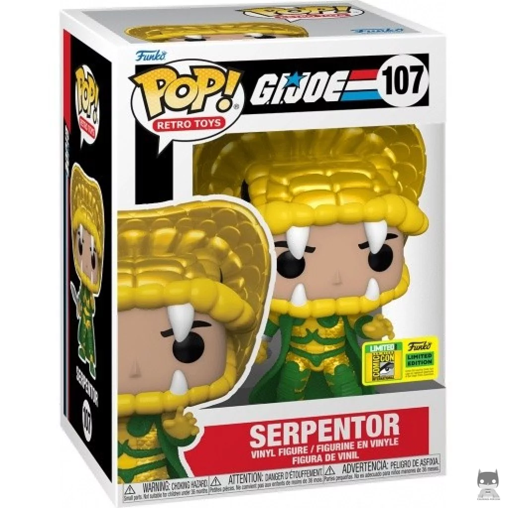 Figurine Funko POP Serpentor avec boîte