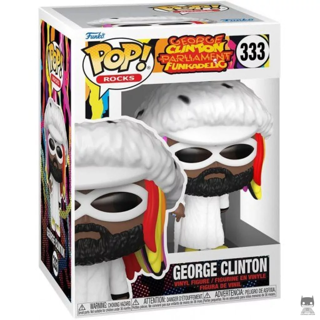 Figurine Funko POP George Clinton avec boîte