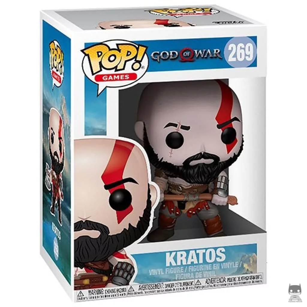 Figurine Funko POP Kratos avec boîte