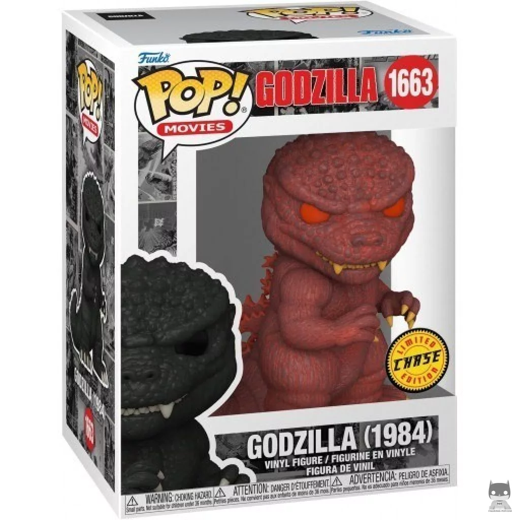 Figurine Funko POP Godzilla (1984) (Chase) avec boîte