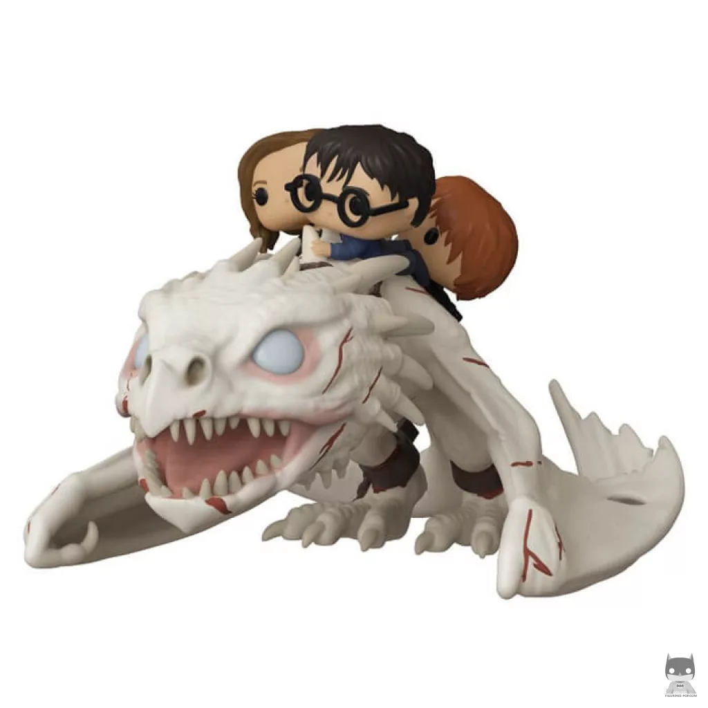 Figurine Funko POP Harry, Ron & Hermione sur le Dragon (Harry Potter)