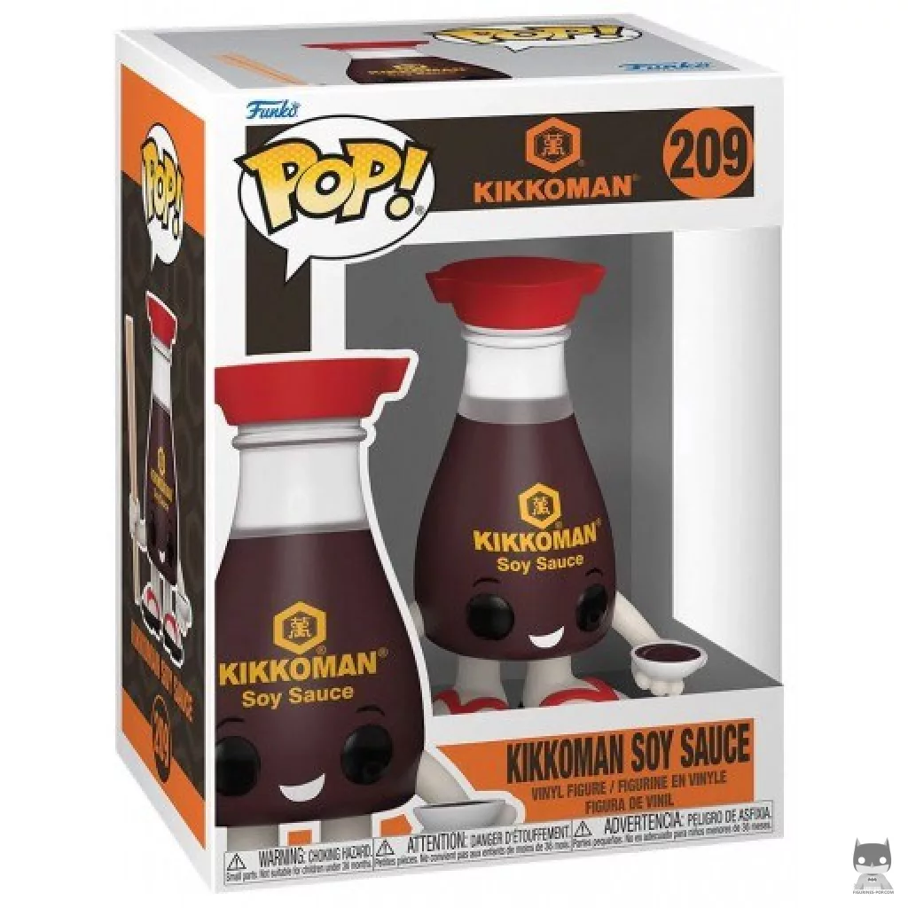 Figurine Funko POP Kikkoman Sauce Soja avec boîte