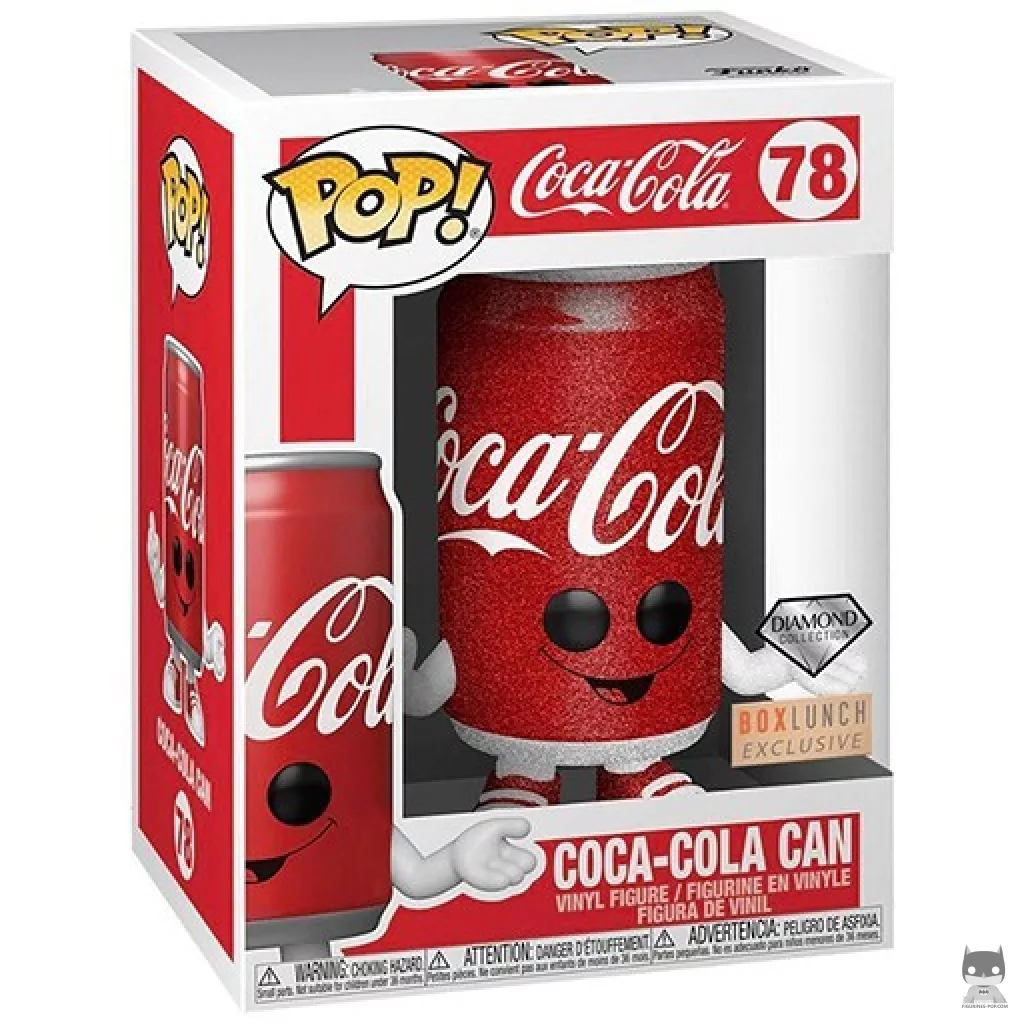 Figurine Funko POP Canette de Coca-Cola (Diamond Glitter) avec boîte