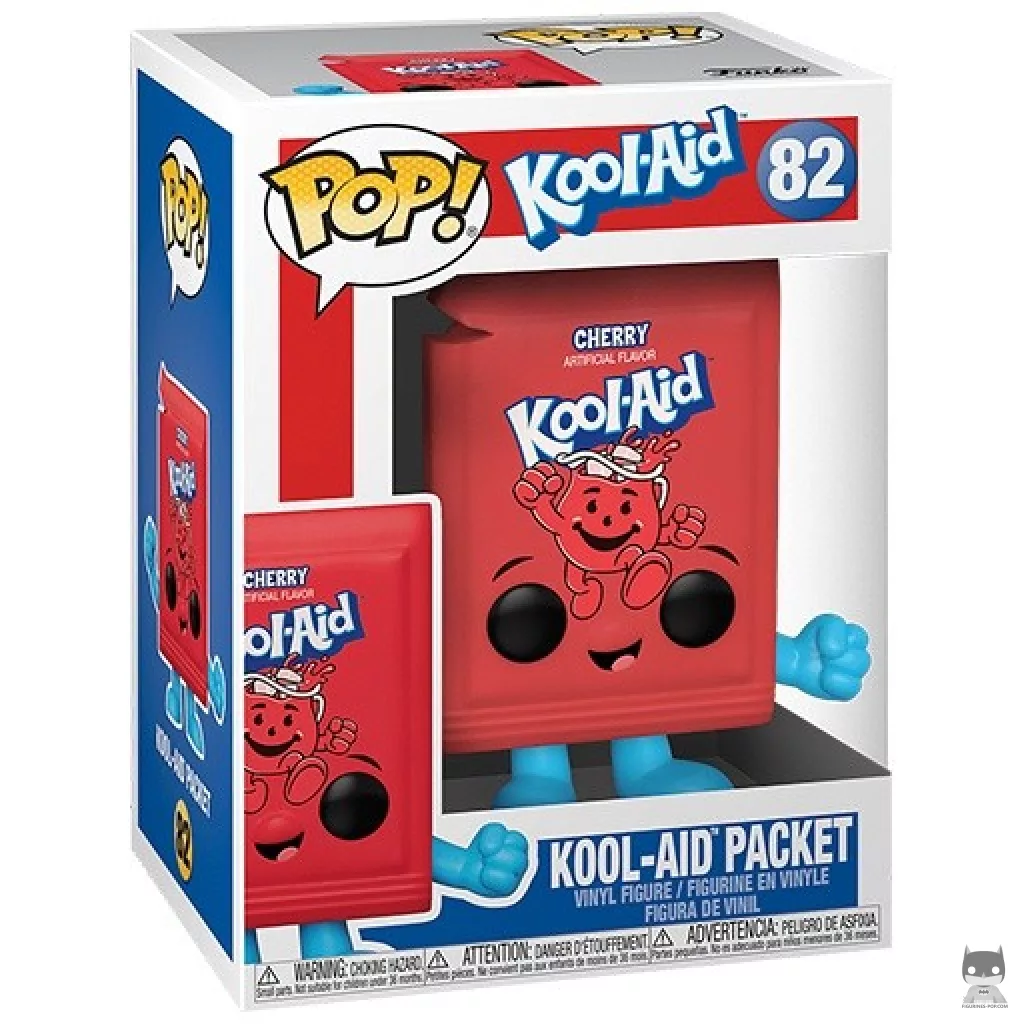 Figurine Funko POP Kool Aid Packet (Rouge) avec boîte