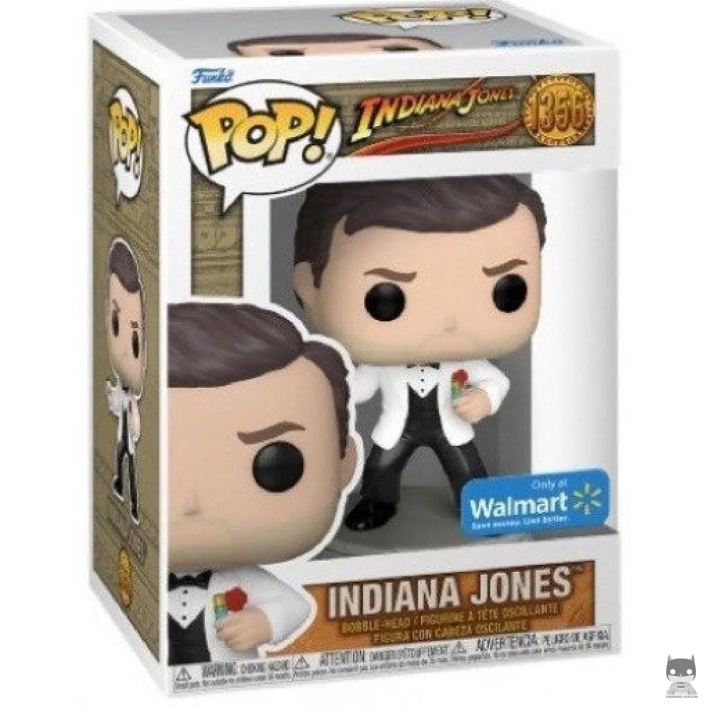 Figurine Funko POP Indiana Jones en smoking blanc avec boîte