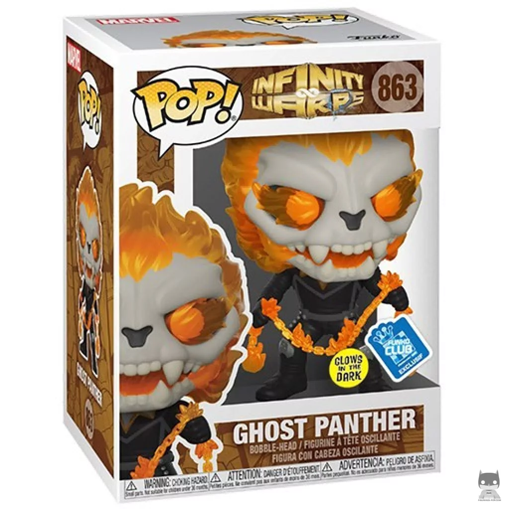 Figurine Funko POP Ghost Panther avec boîte