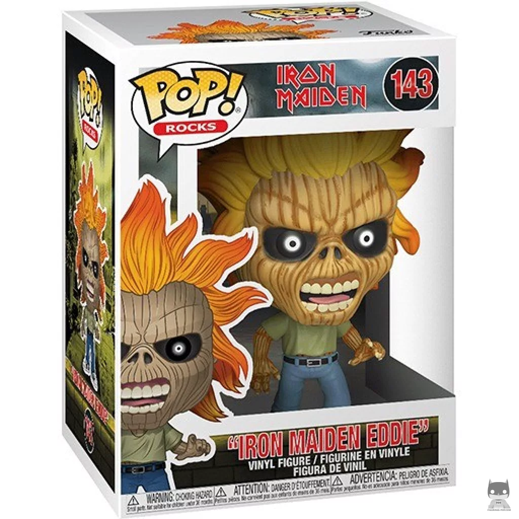 Figurine Funko POP Iron Maiden Eddie avec boîte