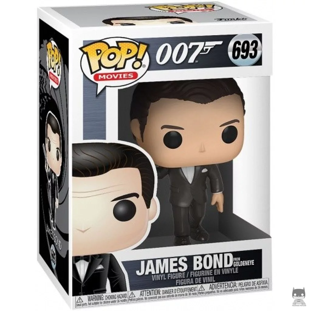 Figurine Funko POP James Bond (Goldeneye) avec boîte