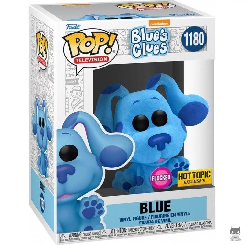 Figurine Funko POP Bleue (Flocked) avec boîte
