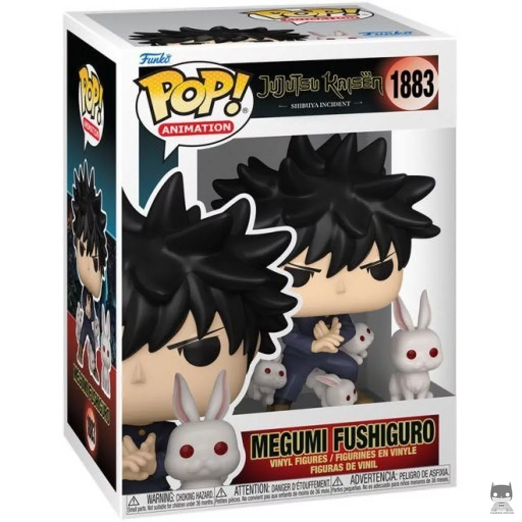 Figurine Funko POP Megumi Fushiguro avec Lapins avec boîte