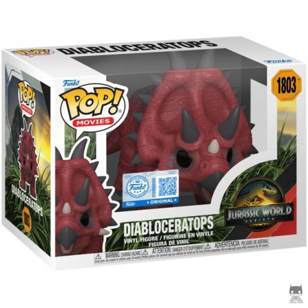 Figurine Funko POP Diabloceratops avec boîte