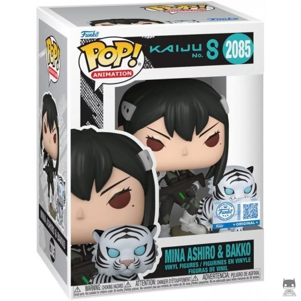 Figurine Funko POP Mina Ashiro & Bakko avec boîte