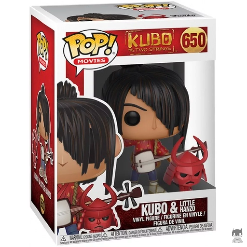 Figurine Funko POP Kubo & Petit Hanzo avec boîte