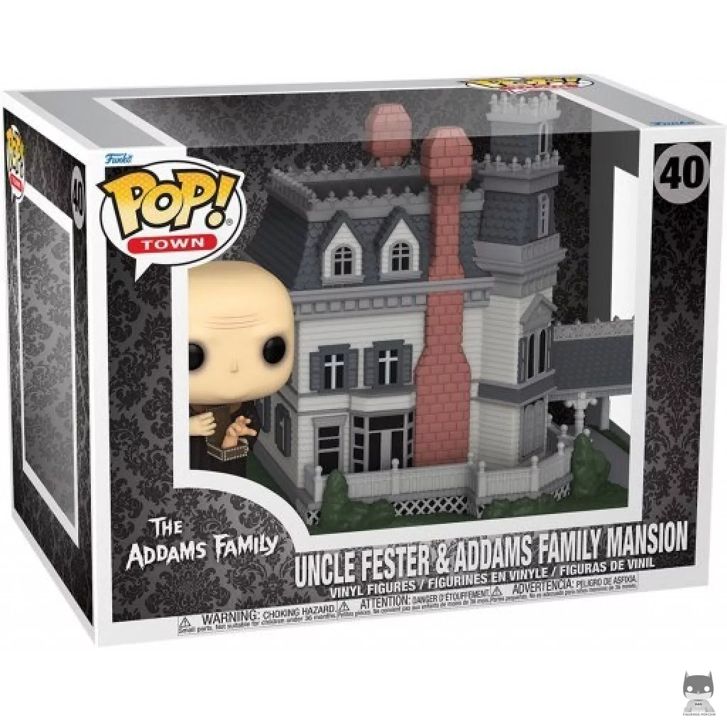 Figurine Funko POP Oncle Fester & le Manoir de La Famille Addams avec boîte
