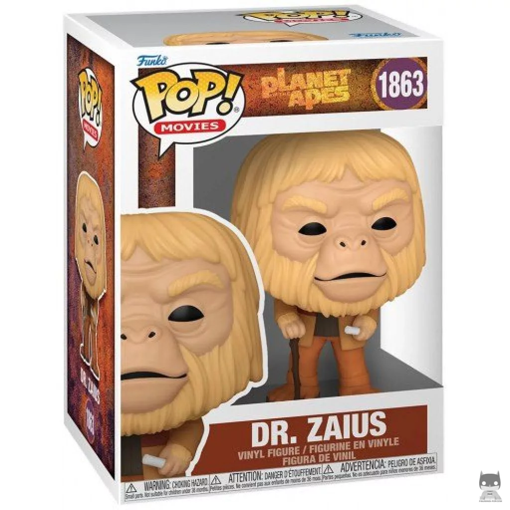 Figurine Funko POP Dr. Zaius avec boîte
