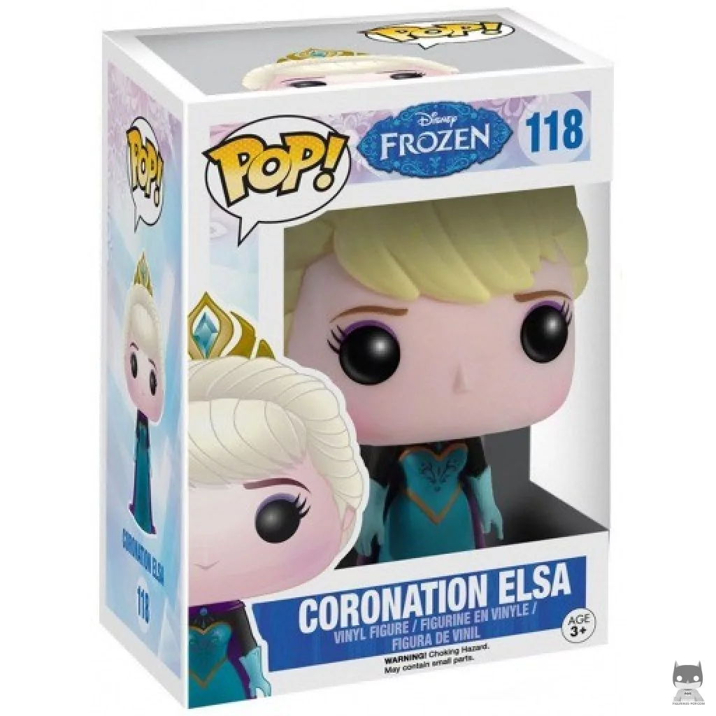 Figurine Funko POP Elsa Couronnement avec boîte