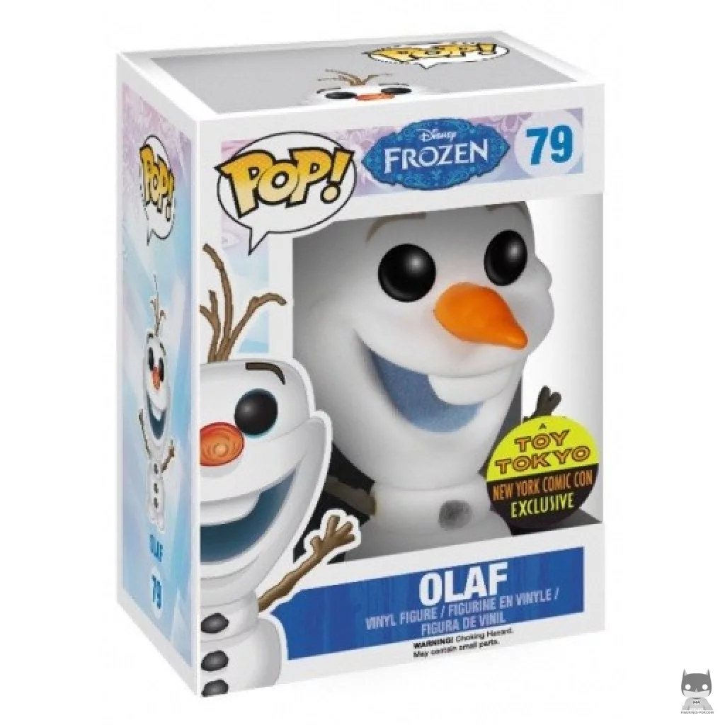 Figurine Funko POP Olaf (Flocked) avec boîte