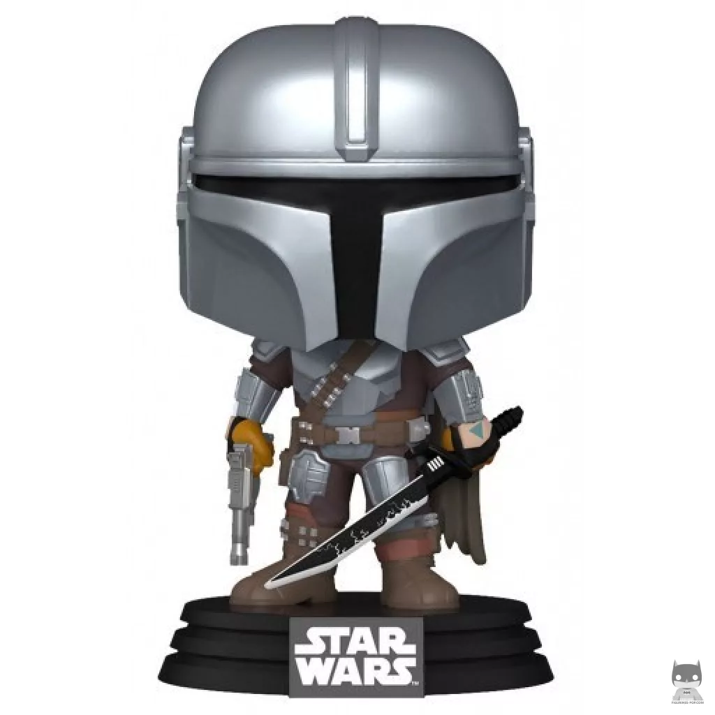Figurine Funko POP Le Mandalorien avec Le Sabre Noir (Le Mandalorien (Star Wars))