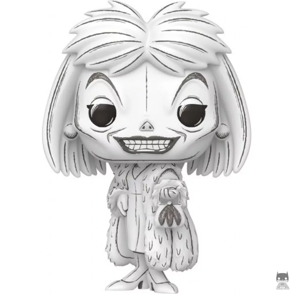 Figurine Funko POP Cruella d'Enfer (Esquisse) (Les 101 Dalmatiens)