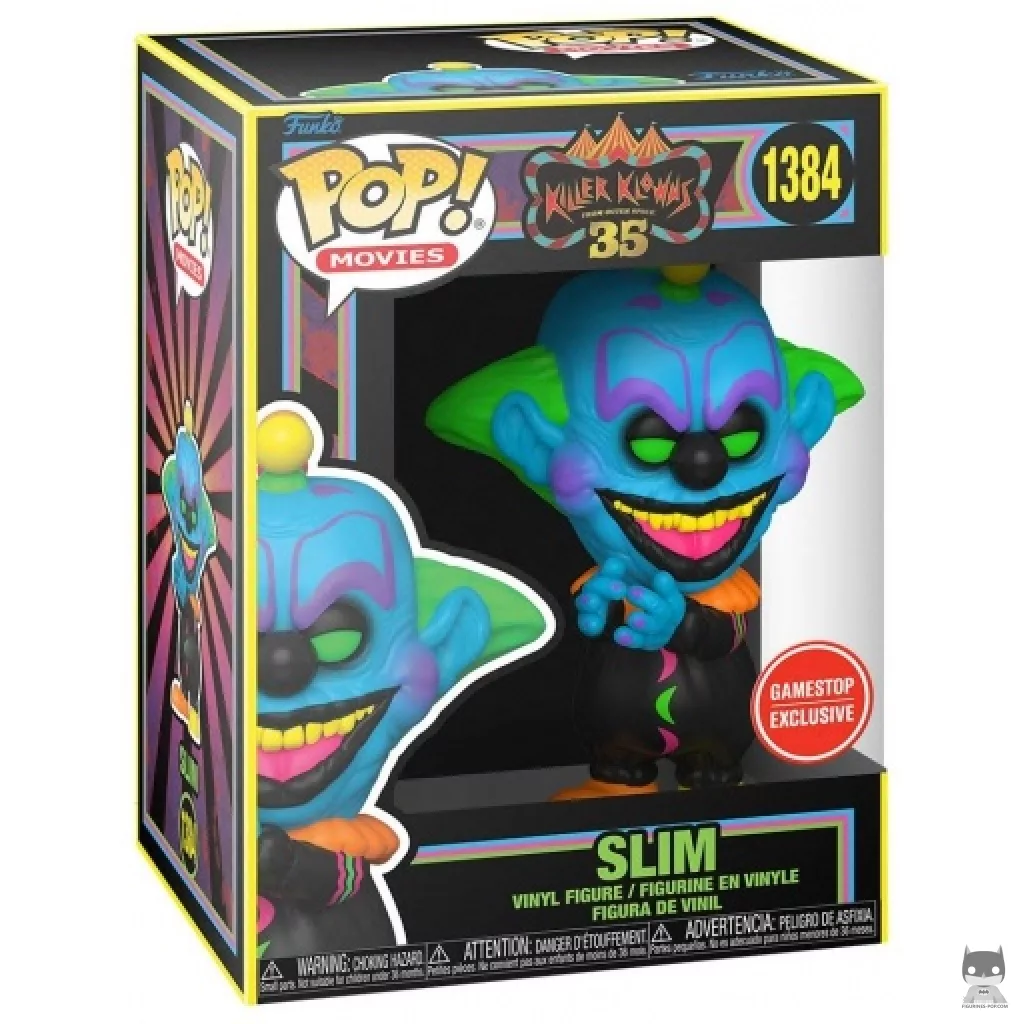Figurine Funko POP Slim (Blacklight) avec boîte