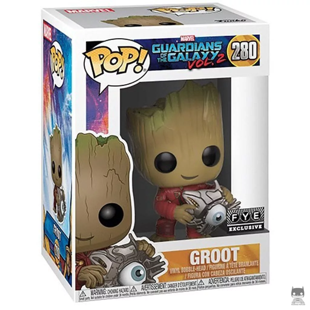Figurine Funko POP Groot avec cyber-œil avec boîte