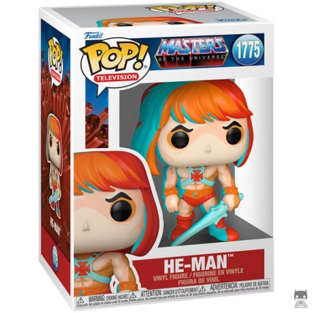Figurine Funko POP Musclor (Retro Neon) avec boîte