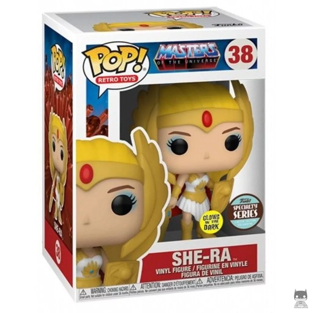 Figurine Funko POP She-Ra (Glow in the Dark) avec boîte