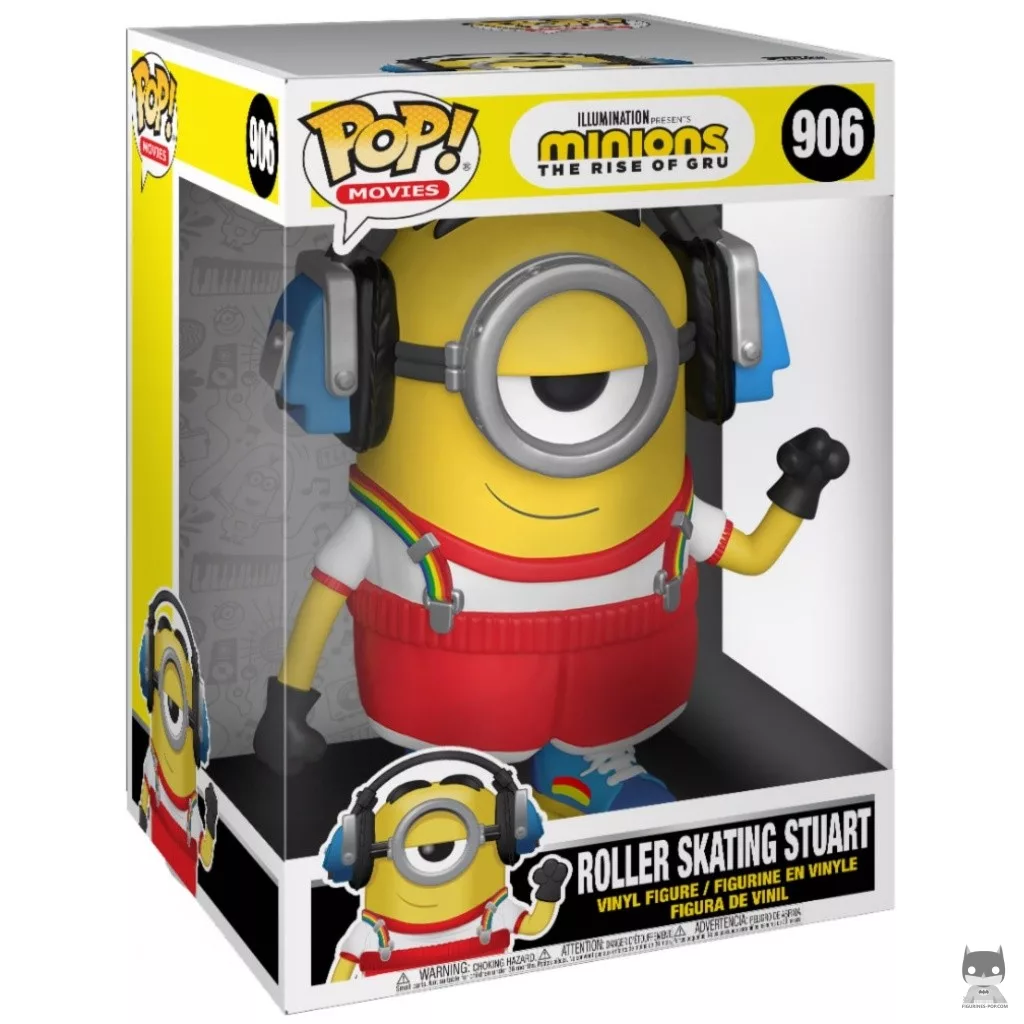 Figurine Funko POP Stuart en rollers (Supersized) avec boîte
