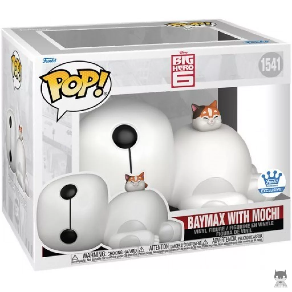 Figurine Funko POP Baymax avec Mochi (SuperSized) avec boîte