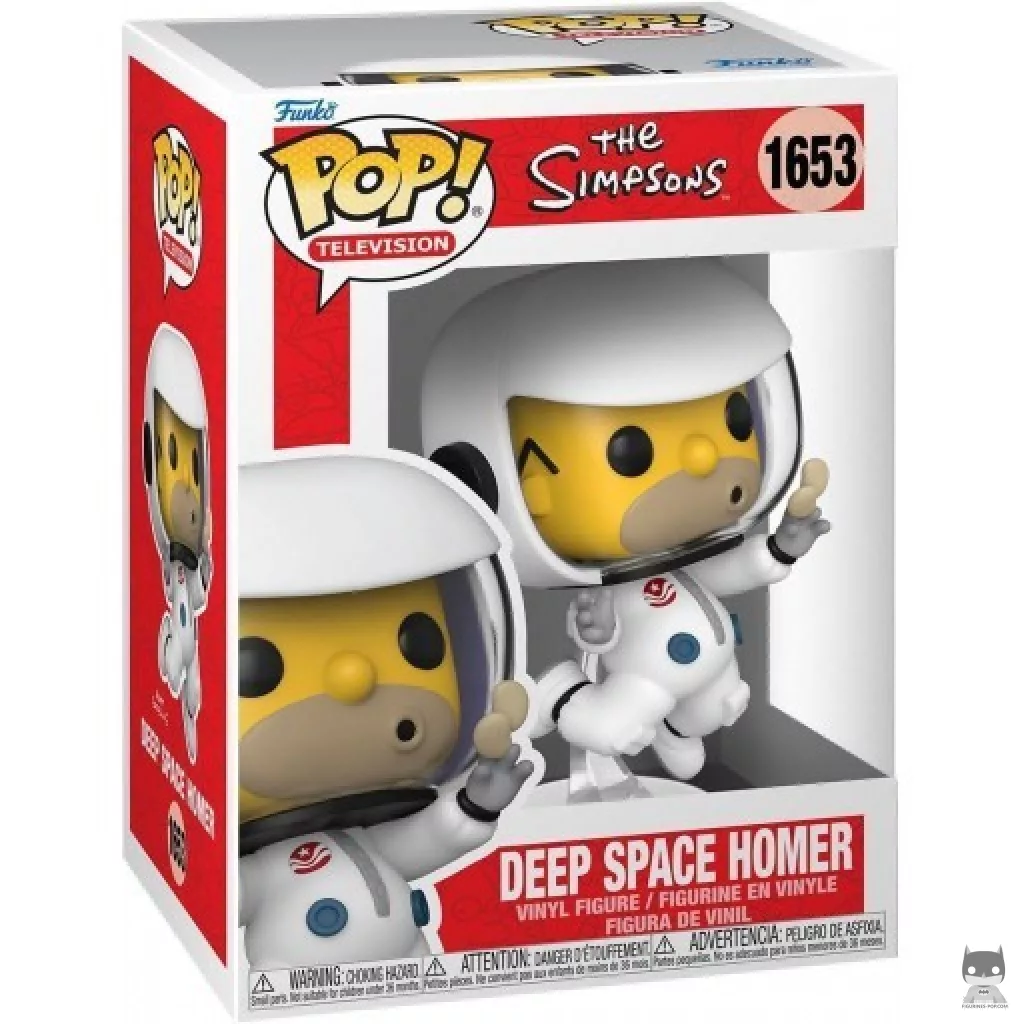 Figurine Funko POP Homer dans L'Espace avec boîte