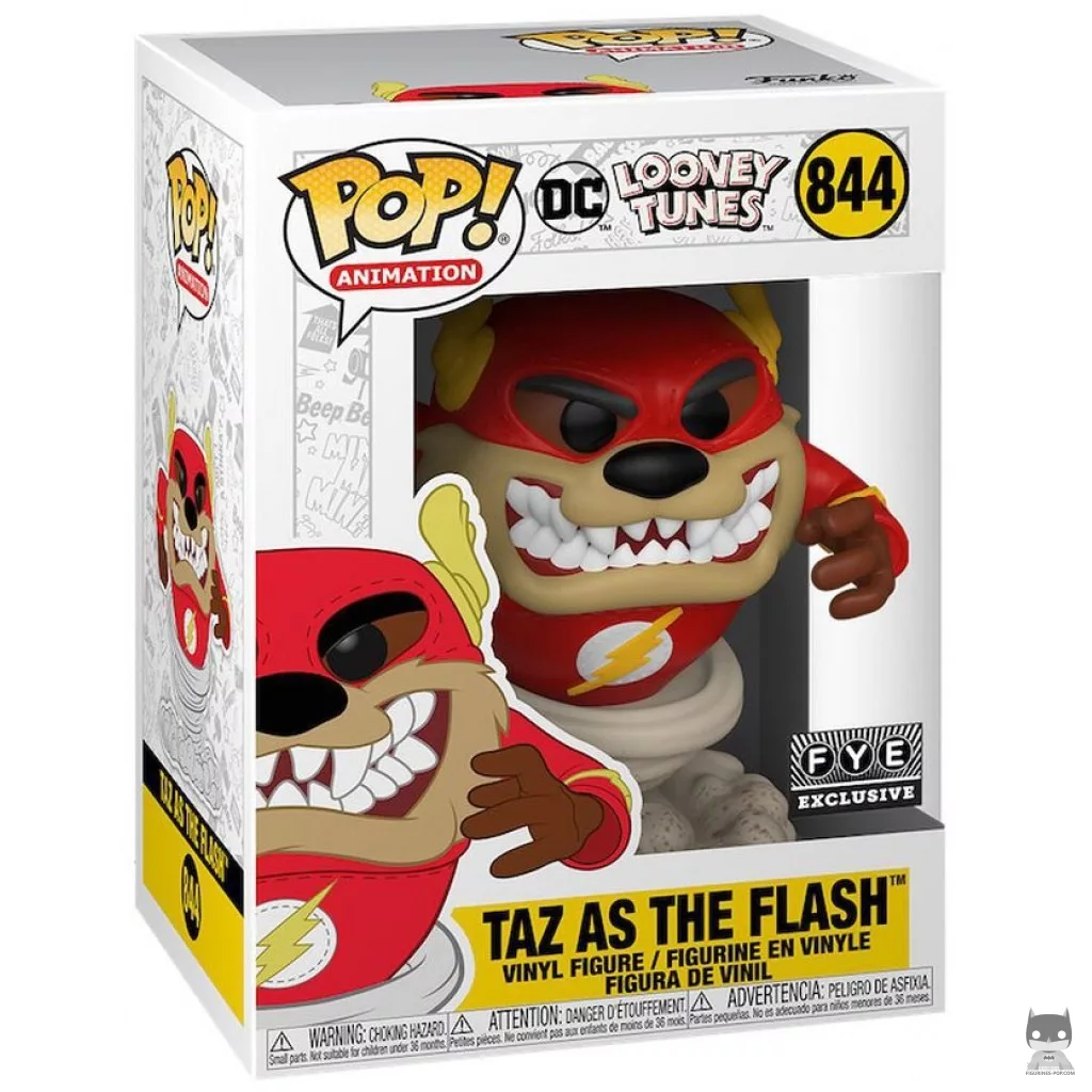 Figurine Funko POP Taz en Flash avec boîte