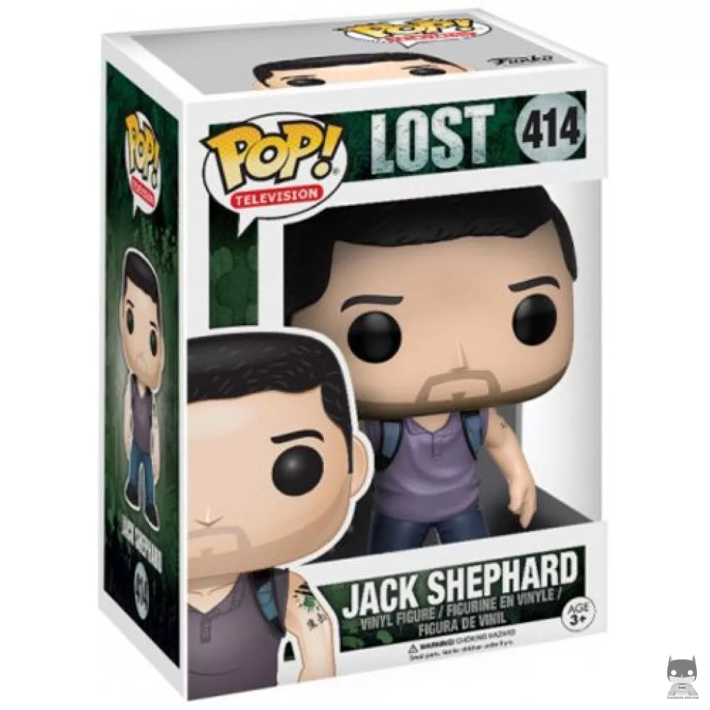 Figurine Funko POP Jack Shephard avec boîte