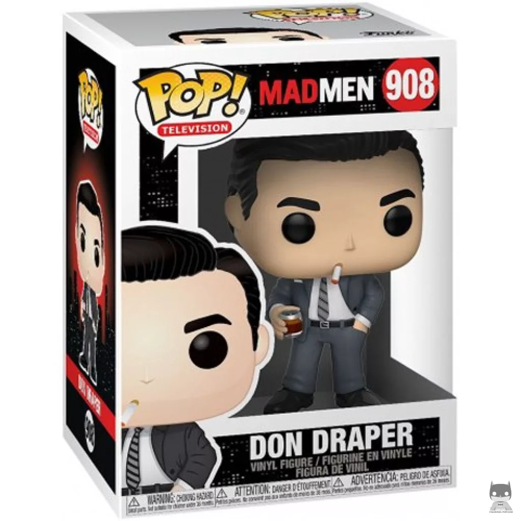 Figurine Funko POP Don Draper avec boîte