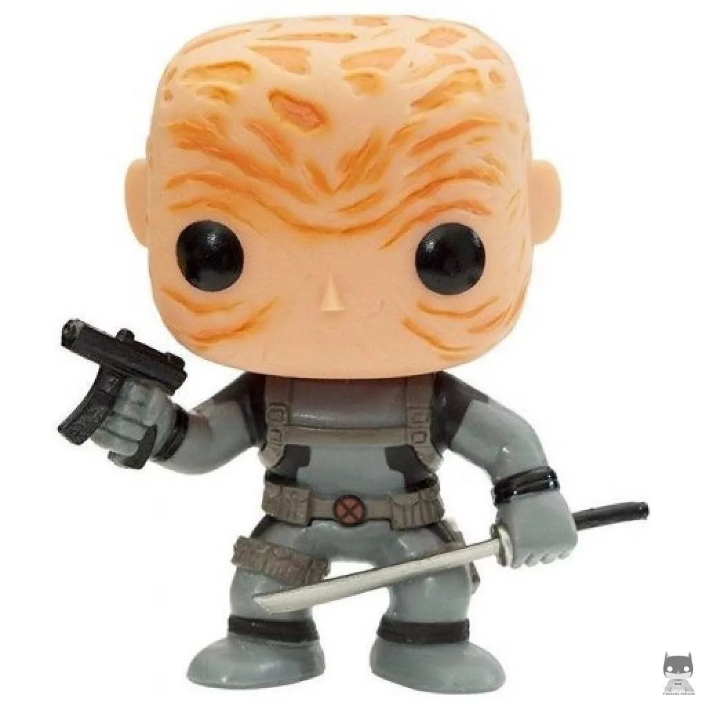 Figurine Funko POP Deadpool sans masque (Gris) (Marvel Comics)