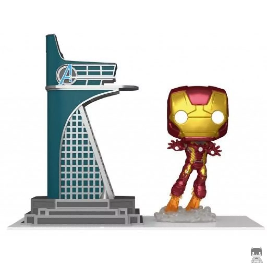 Figurine Funko POP La Tour des Avengers avec Iron Man (Glow in the Dark) (Marvel Comics)