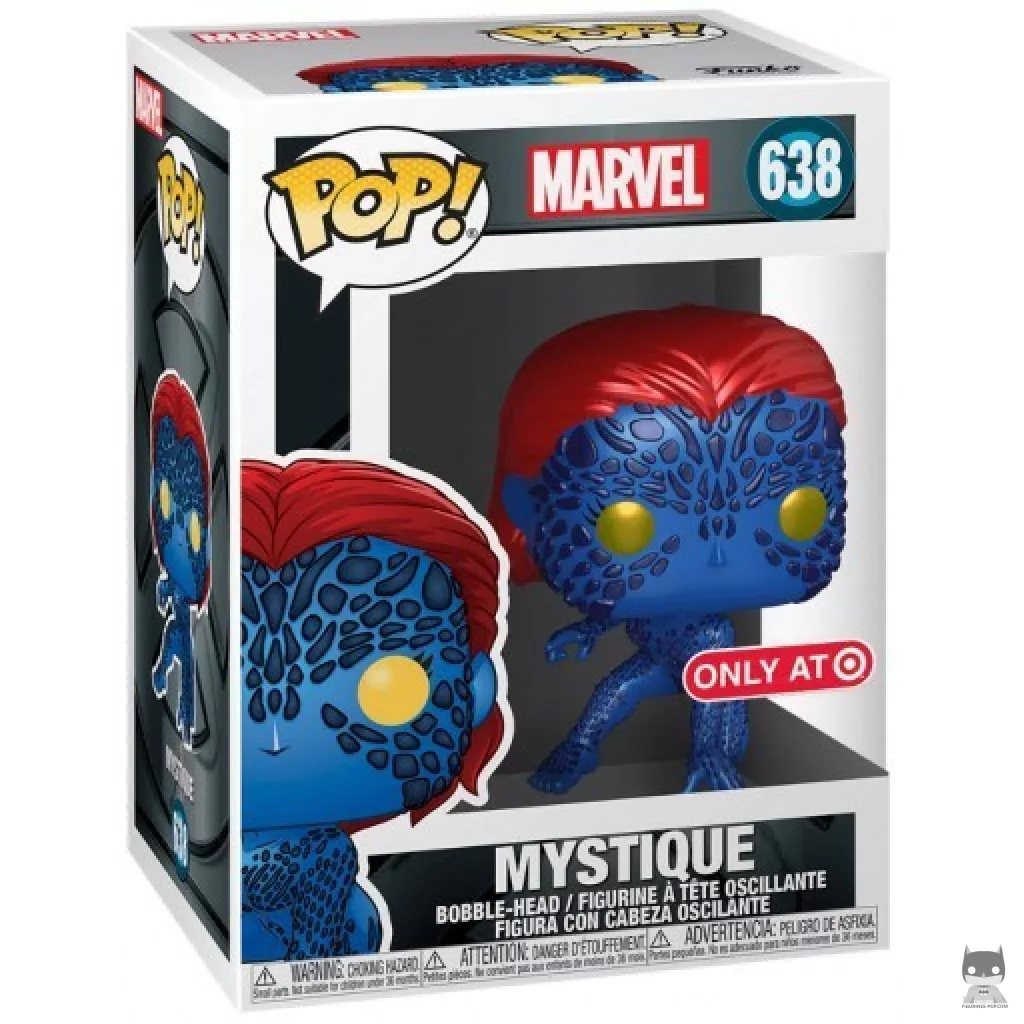 Figurine Funko POP Mystique (Metallic) avec boîte