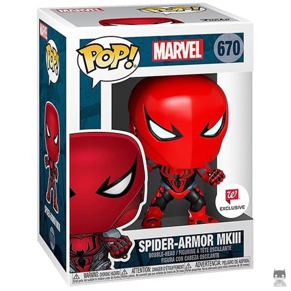 Figurine Funko POP Spider-Armor MKIII avec boîte