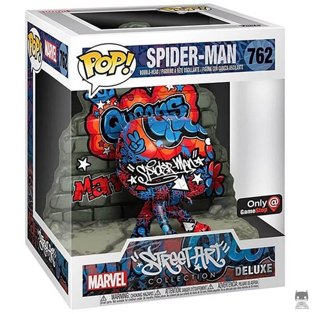 Figurine Funko POP Spider-Man Street Art avec boîte