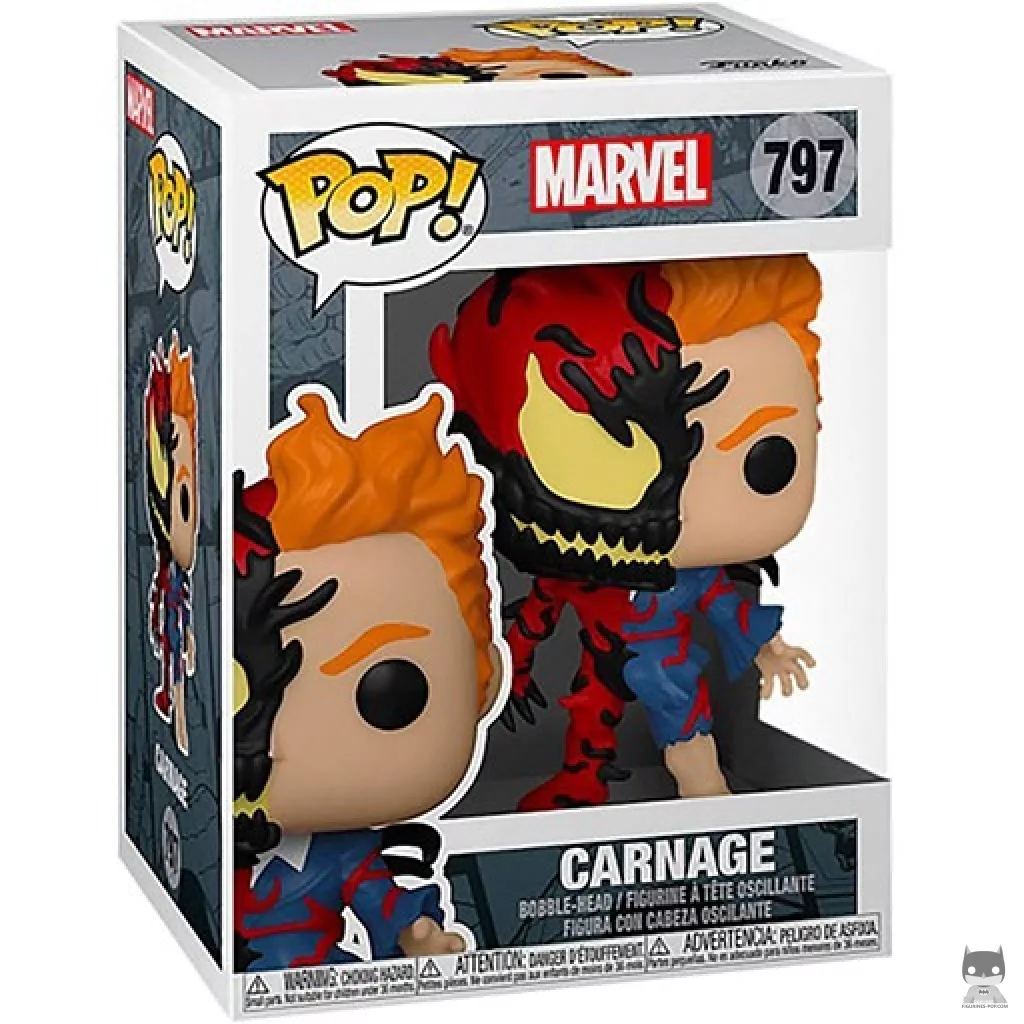 Figurine Funko POP Carnage avec boîte