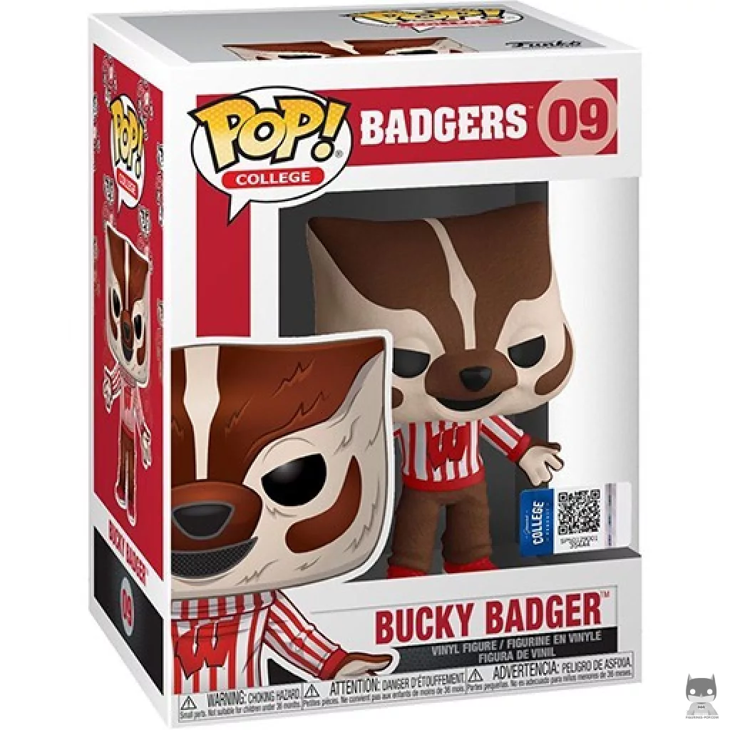 Figurine Funko POP Bucky Badger (Badgers) avec boîte