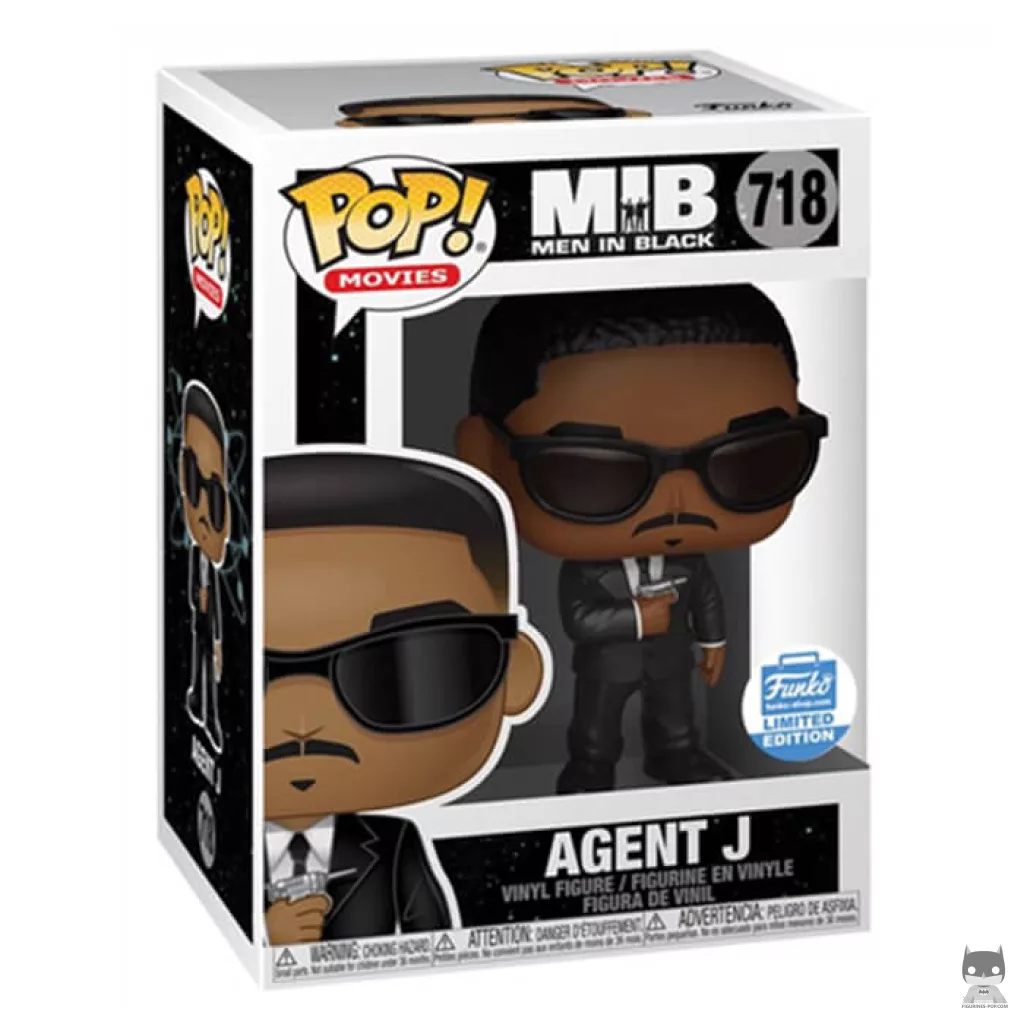 Figurine Funko POP Agent J avec boîte