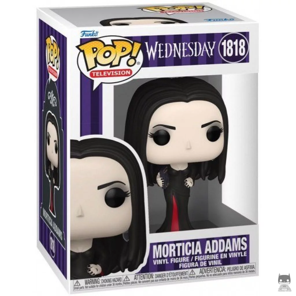 Figurine Funko POP Morticia Addams avec boîte