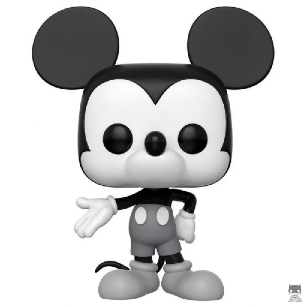 Figurine Funko POP Mickey Mouse (Noir & Blanc) (Supersized) (Mickey Mouse 90 Ans)