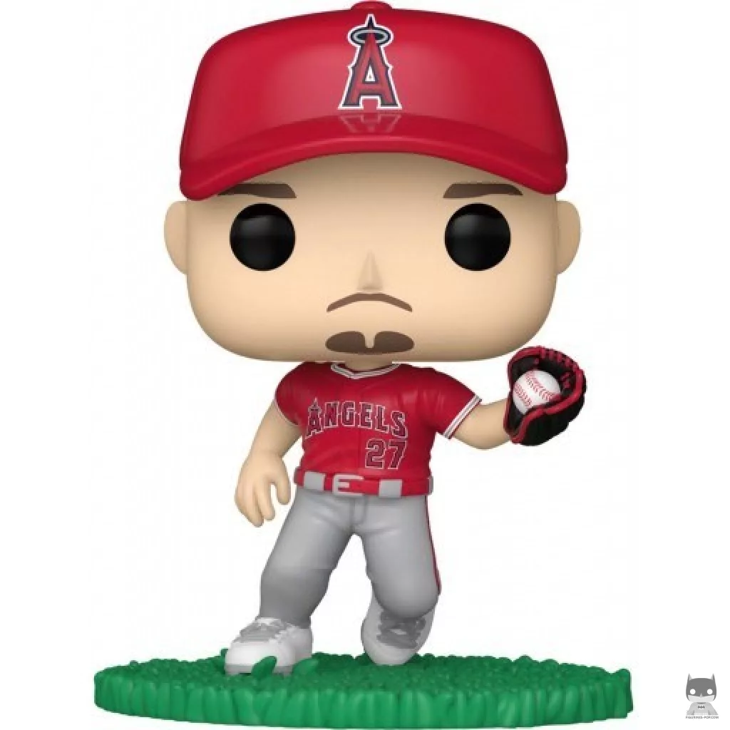Figurine Funko POP Mike Trout (Recevant) (MLB : Ligue Majeure de Baseball)