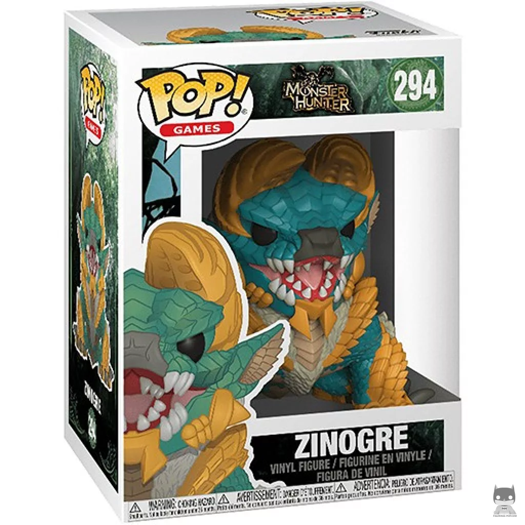 Figurine Funko POP Zinogre avec boîte