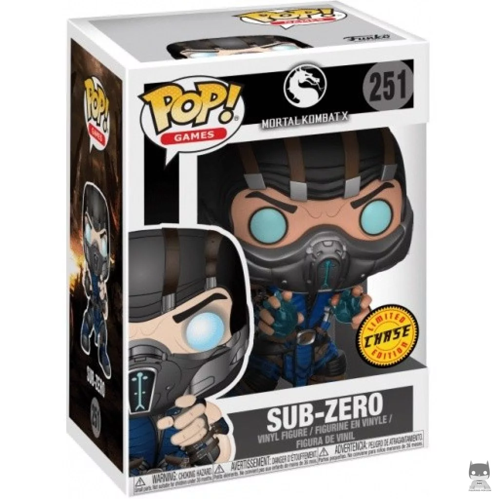 Figurine Funko POP Sub-Zero (Chase) avec boîte