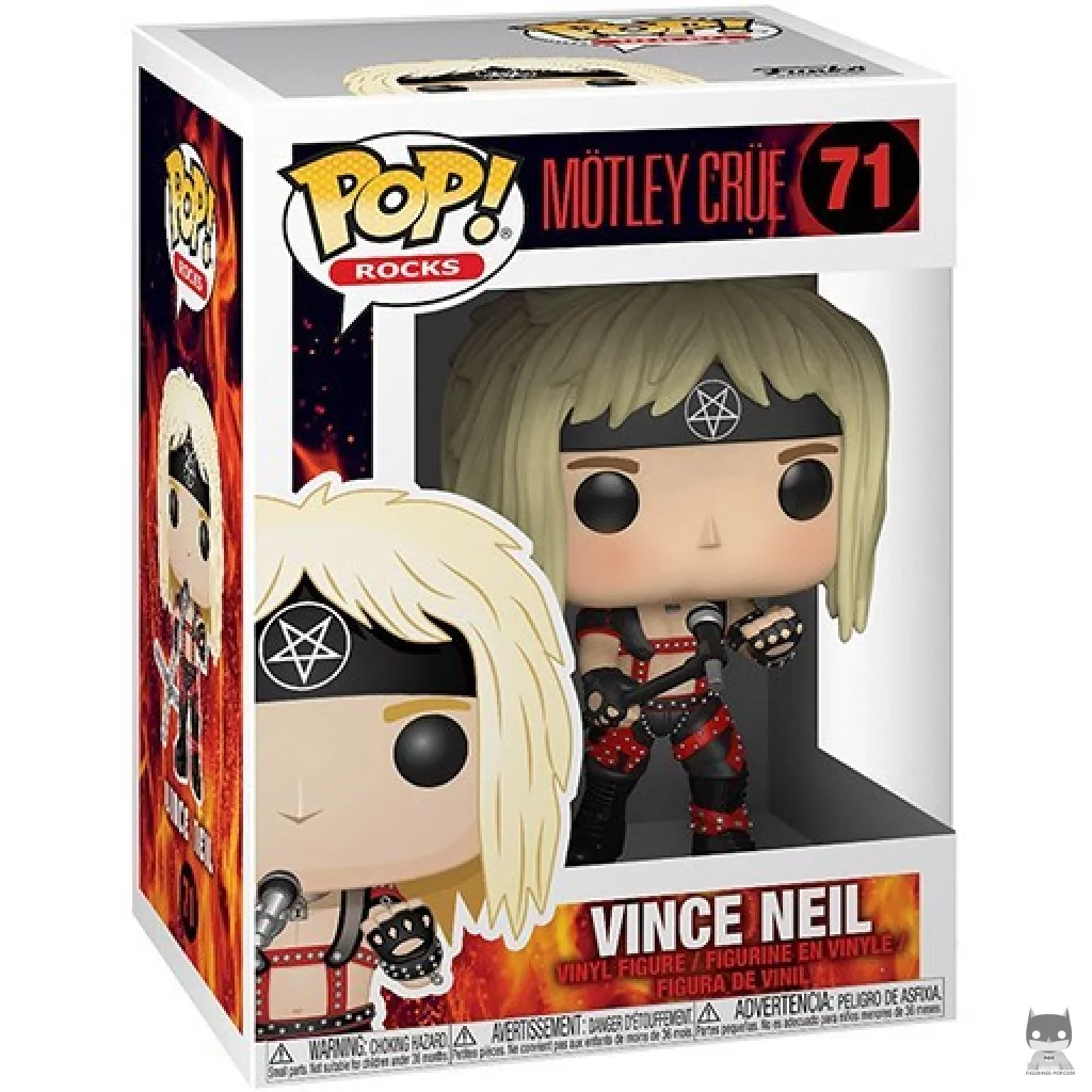 Figurine Funko POP Vince Neil avec boîte