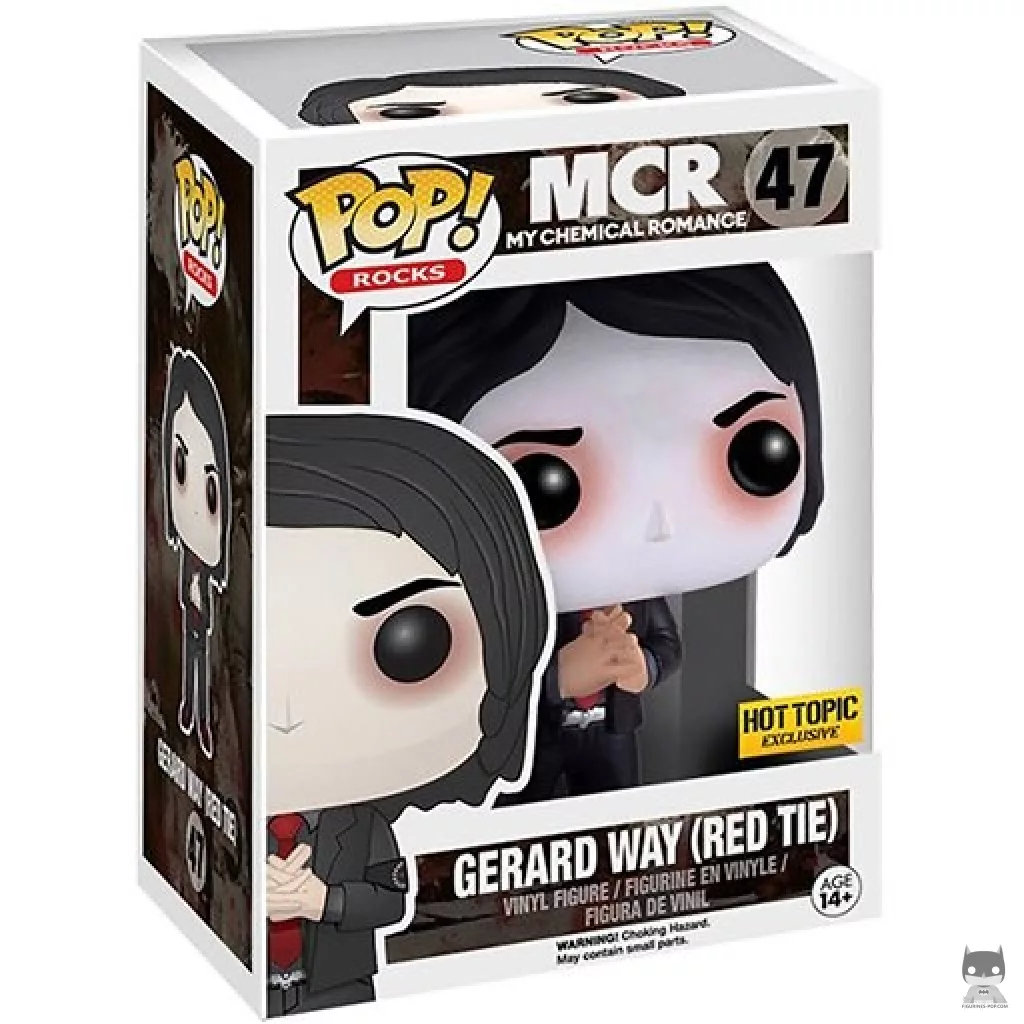 Figurine Funko POP Gerard Way (Avec Cravate Rouge) avec boîte